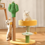 Cat Scratching Post with Sisal Rope – Durable Indoor Cat Scratch Tower with Hanging Toy - Image 2