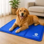 Self Cooling Pet Mat for Dogs & Cats, Non-Electric Cooling Pad, Blue - Image 3