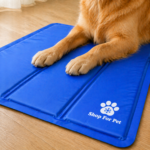 Self Cooling Pet Mat for Dogs & Cats, Non-Electric Cooling Pad, Blue - Image 2
