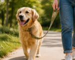 Eco-Friendly Hemp Dog Leash with Padded Handle and Metal Clip - Image 3